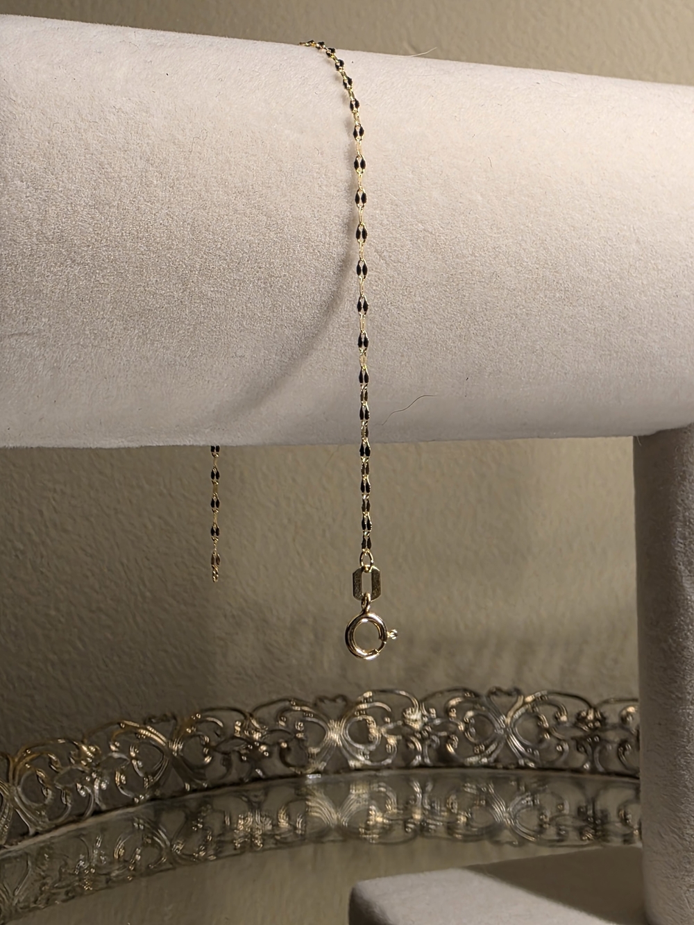 ✨️✨️ 18K Delicate Yellow Gold Mirror Chain 7" Bracelet - Elegant Jewelry
